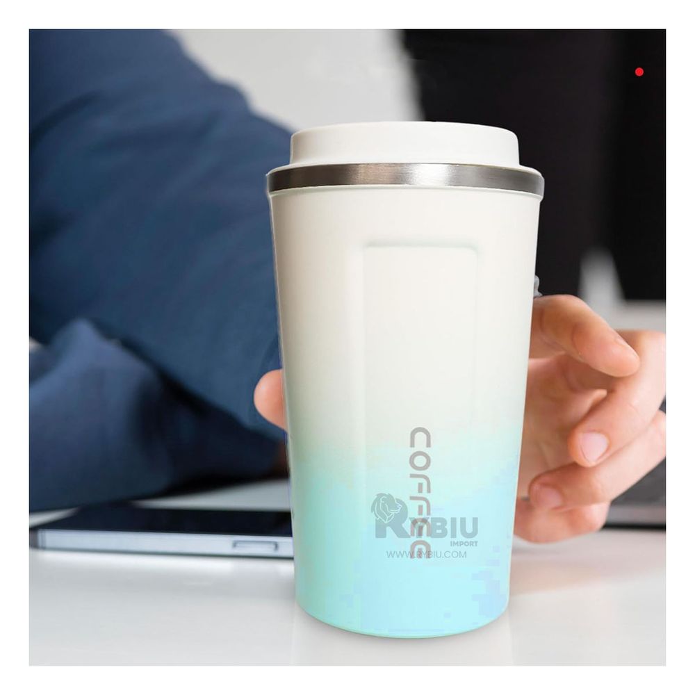 Vaso con Medicion de Calor de Color Blanco Y+Papel de Regalo Vaso con Medicion de Calor de Color Blanco Y+Papel de Regalo
