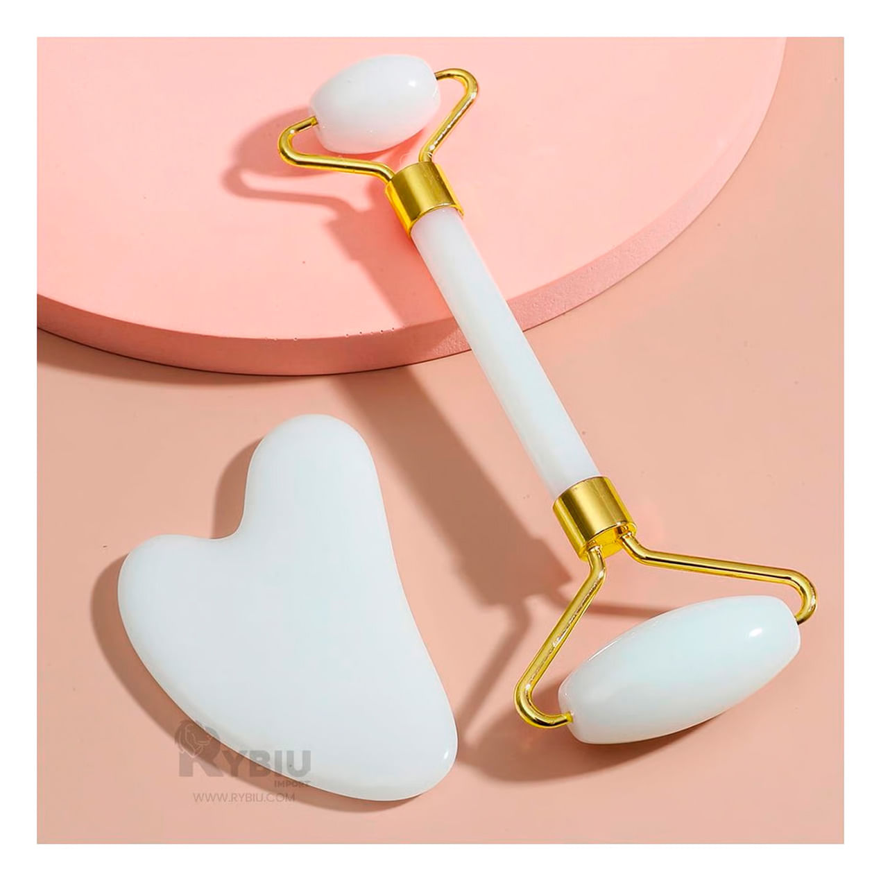 Masajeador Kit de 3 para Cara en Tono Blanco Y+Agendita