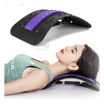 Masajeador para Aliviar Tension de Cintura Morado Y+Agendita