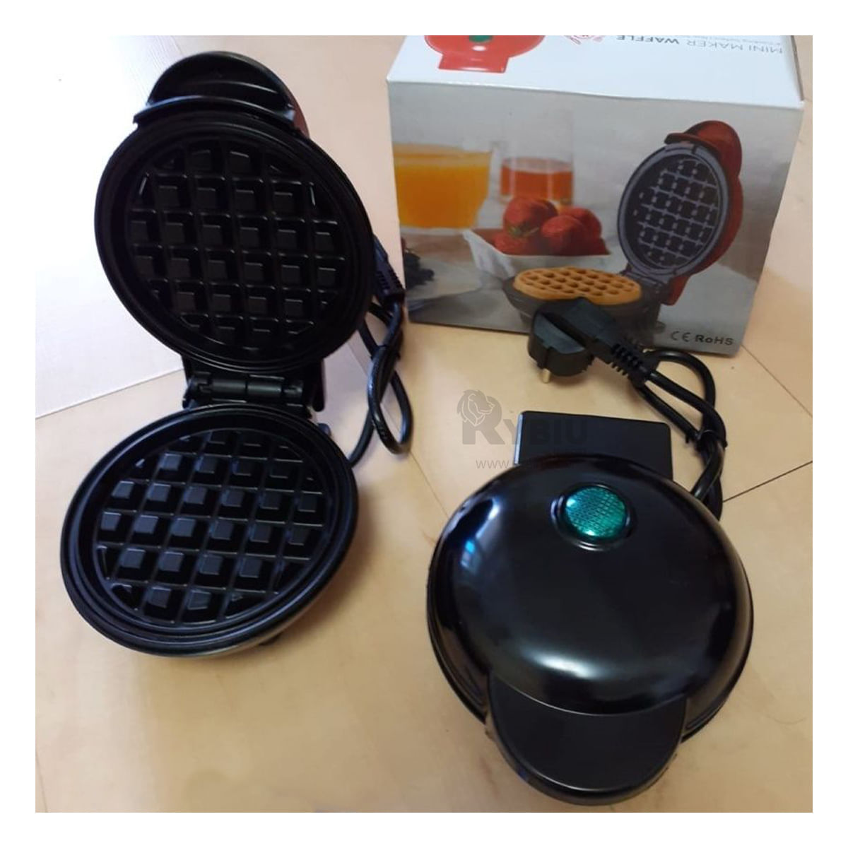 Mini Waflera Cocina en Negro Y+Agendita