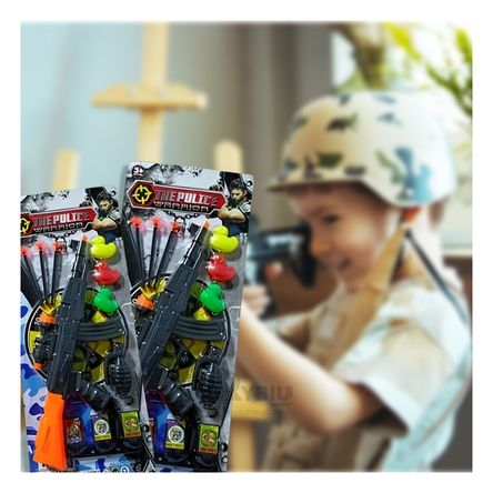 Set Portatil de Pistolas de Color Negro Y+Papel de Regalo Set Portatil de Pistolas de Color Negro Y+Papel de Regalo