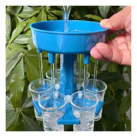 Dispensador de Shots para Copas en Celeste Y+Papel de Regalo Dispensador de Shots para Copas en Celeste Y+Papel de Regalo