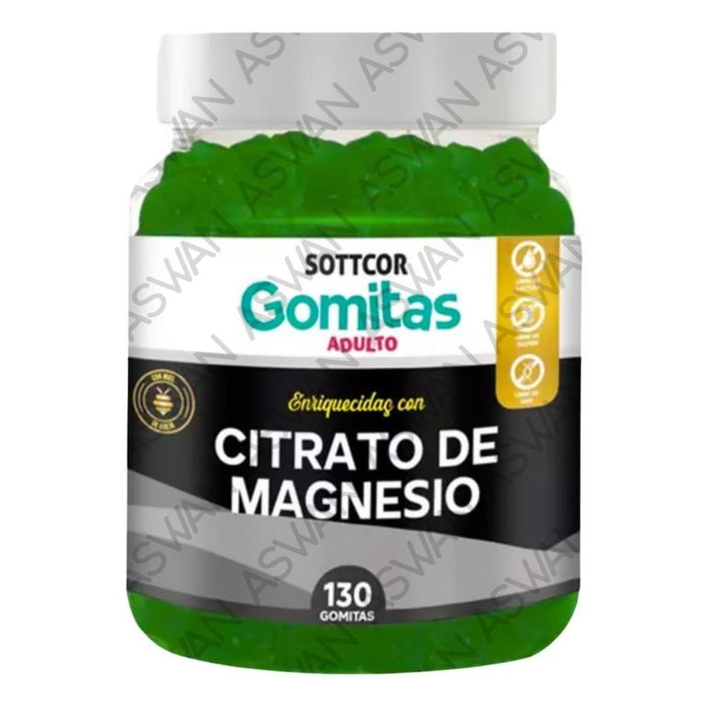 GOMITAS CITRATO DE MAGNESIO PARA ADULTOS 130 UNIDADES SOTTCOR 100GR GOMITAS CITRATO DE MAGNESIO PARA ADULTOS 130 UNIDADES SOTTCOR 100GR