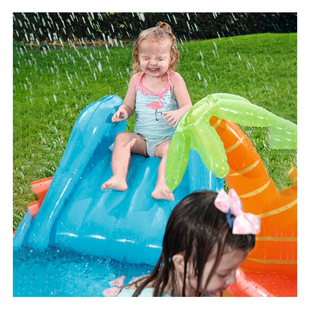 Centro de Juego para Pequeños en Celeste Y+Stickers