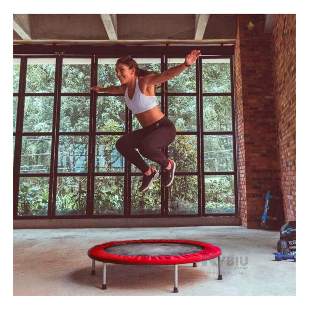 Trampolin Sport Cardio 90x90 Nylon Unisex en Rojo Y+Stickers Trampolin Sport Cardio 90x90 Nylon Unisex en Rojo Y+Stickers