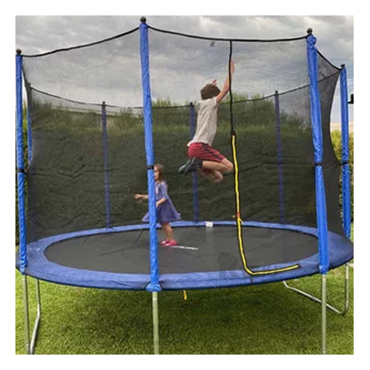 Cama Elastica Saltarin 244 x 220 cm en Color Azul