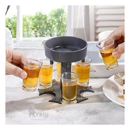 Dispensador de Shots para Copas en Gris Y+Papel de Regalo Dispensador de Shots para Copas en Gris Y+Papel de Regalo