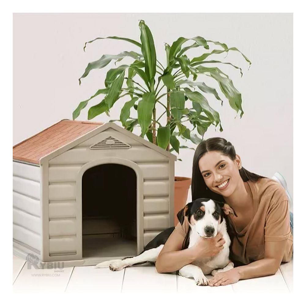 Casa para Perros con Techo y Facil Armado de Tamaño Mediana Casa para Perros con Techo y Facil Armado de Tamaño Mediana