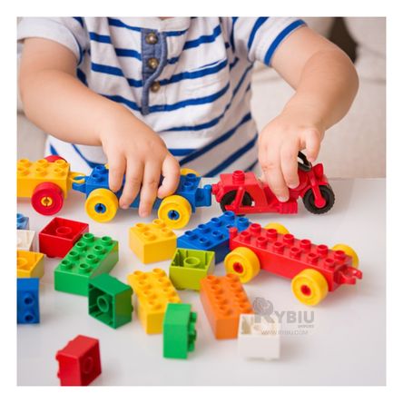 Juego de 100 Bloques en Tono Multicolor Y+Stickers