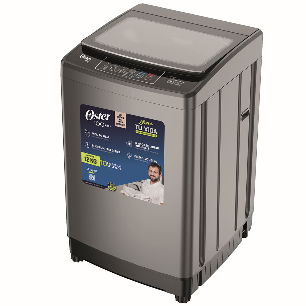 Lavadora Digital 12 K Oster OS-PWSW0012S OS-PWSW0012S Lavadora Digital 12 K Oster OS-PWSW0012S OS-PWSW0012S