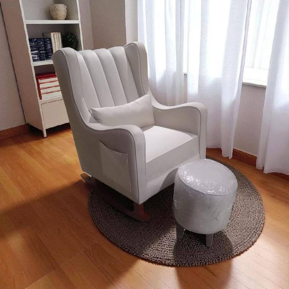 Butaca Mesedora mica - color beig - puff regalo