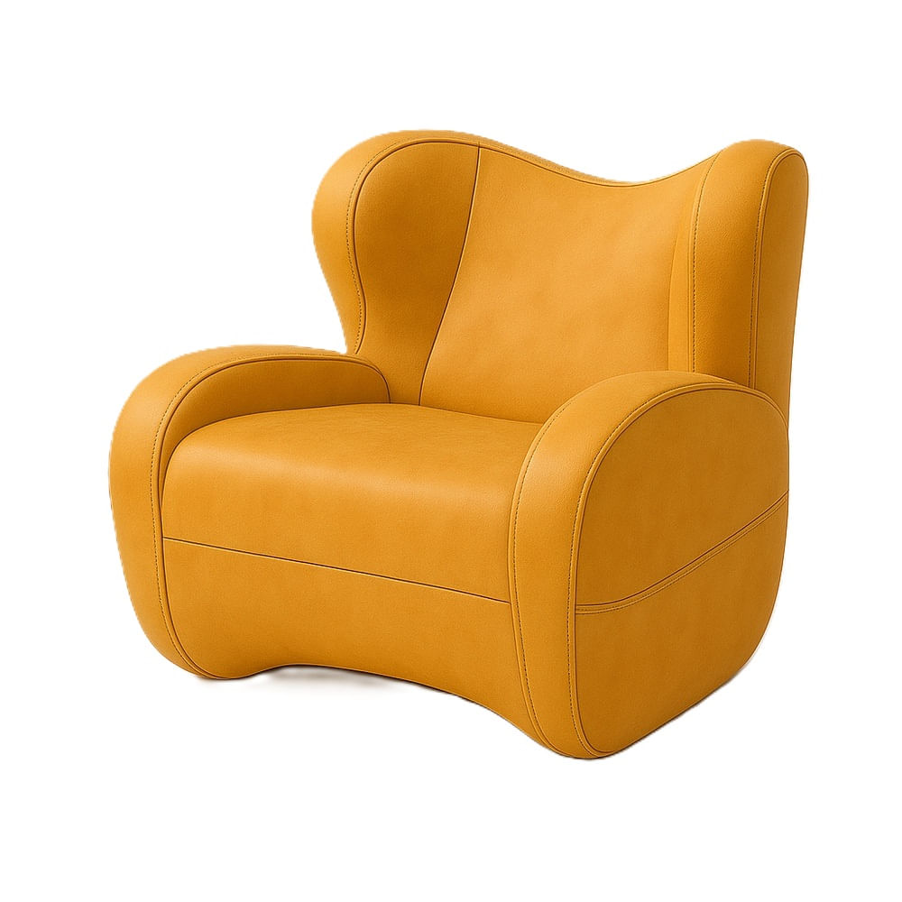 Sillón Ergonómico con Respaldo Lumbar Marron