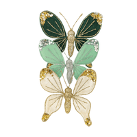 Set de 3 Mariposas con Clip - Encanto del Bosque
