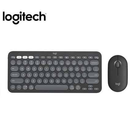 Combo De Teclado Y Mouse Logitech Pebble 2 K380s Mouse M350s Bluetoot Wirelless Negro