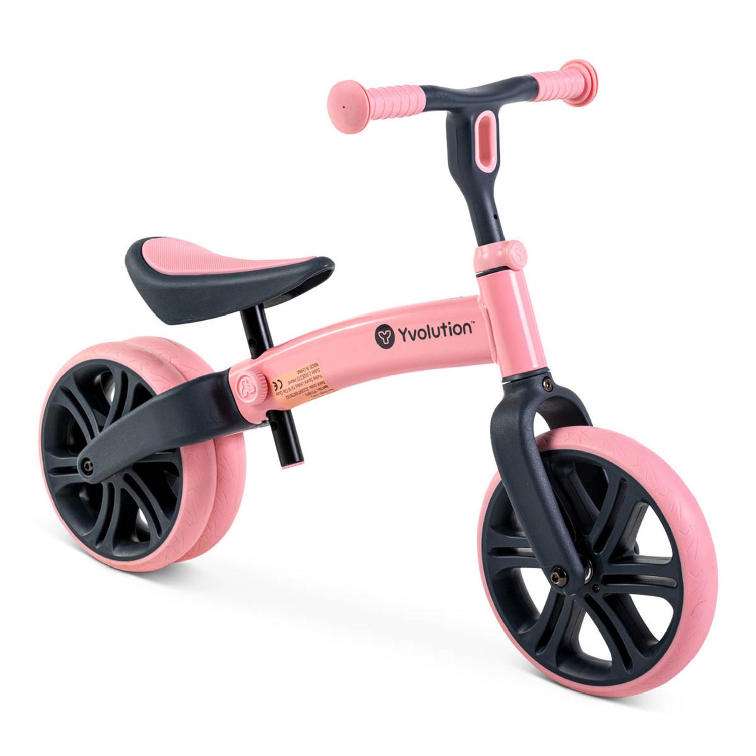 Bicicleta De Balance Para Niños Yvolution Velo Junior 18  36 Meses Rosa