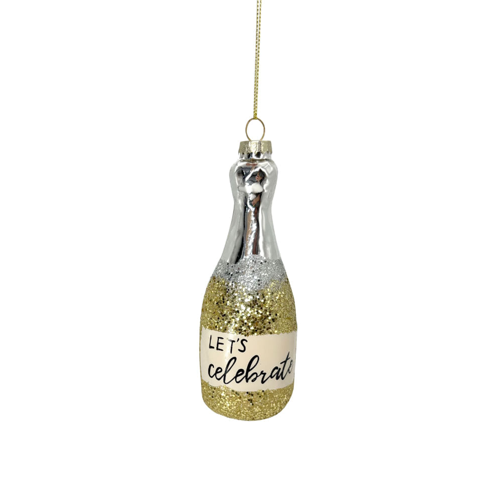 Adorno Arbol Botella Champagne 13 Cm