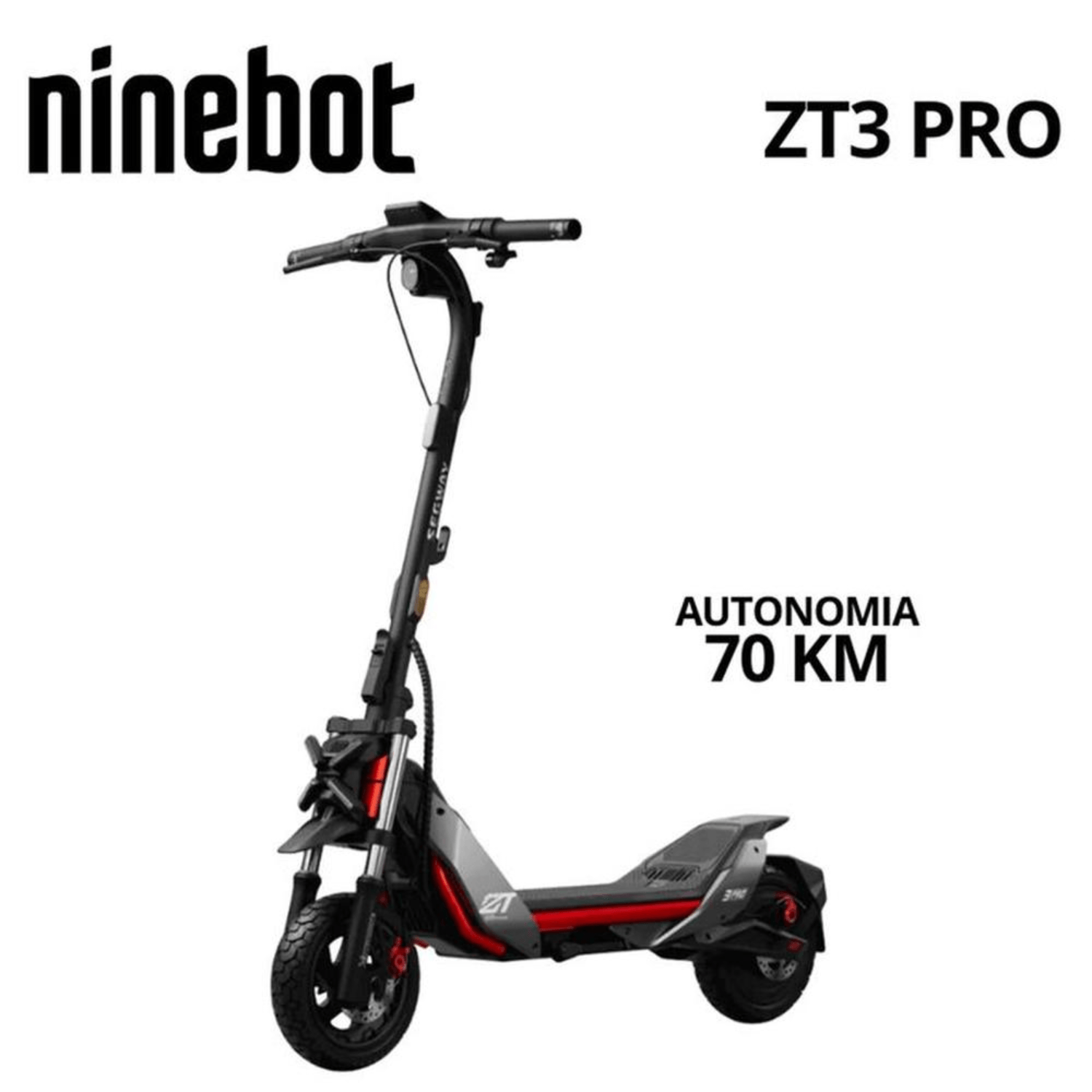 SCOOTER ELÉCTRICO NINEBOT ZT3 PRO 40KMH 70KM
