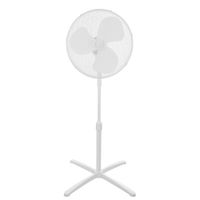 Ventilador KENDAL 16 Pulgadas Blanco 3 Velocidades Oscilación Y Altura Ajustable Potencia 35W