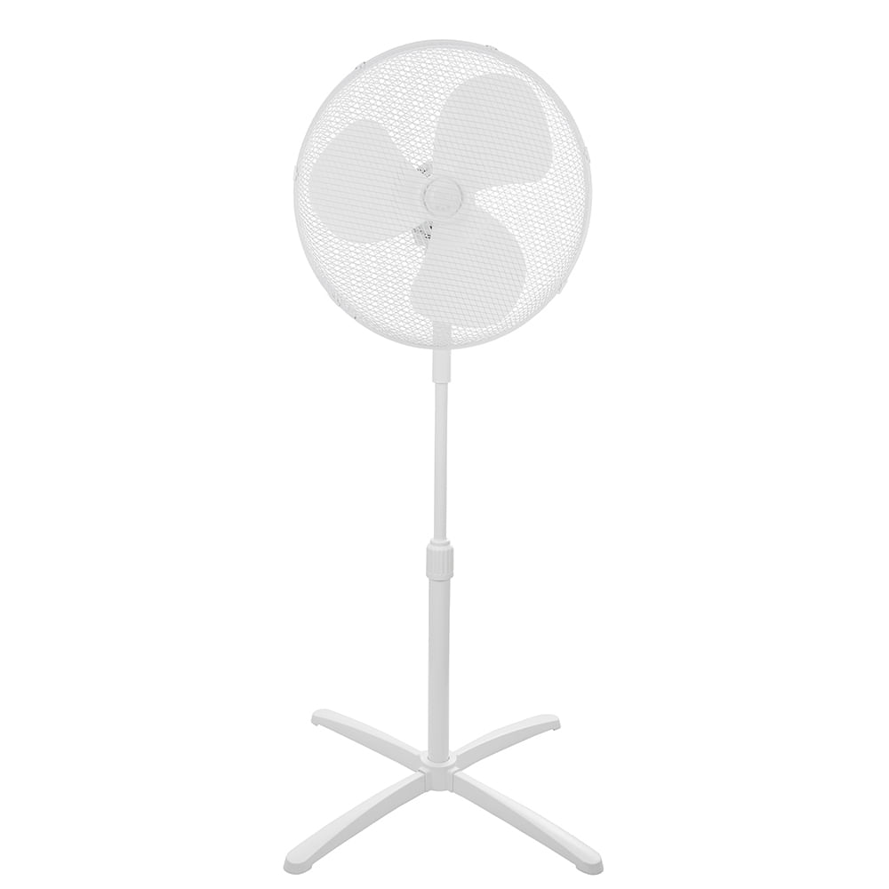Ventilador KENDAL 16 Pulgadas Blanco 3 Velocidades Oscilación Y Altura Ajustable Potencia 35W