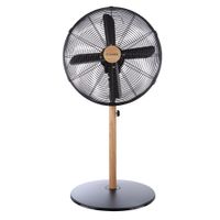 Ventilador Pedestal KENDAL 16 Pulgadas Kzf-1616 Metal Madera Potencia y Estilo  en 1 Potencia 60W