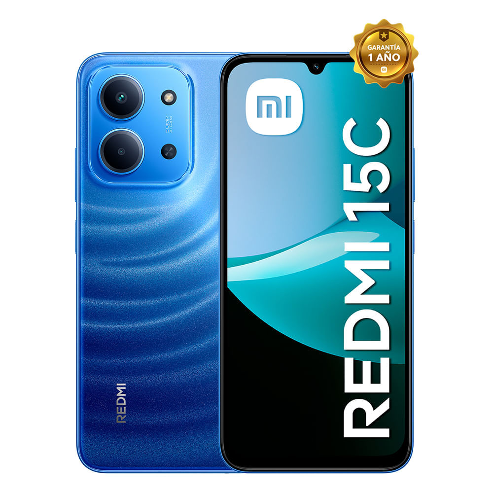 Celular Redmi 15C Moonlight Blue 4GB RAM 256GB ROM
