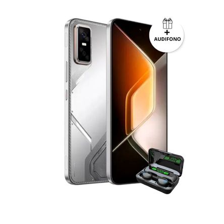 Celular Infinix GT 30 PRO 5G 12RAM-256GB Color Blanco con Audifonos De Regalo Celular Infinix GT 30 PRO 5G 12RAM-256GB Color Blanco con Audifonos De Regalo