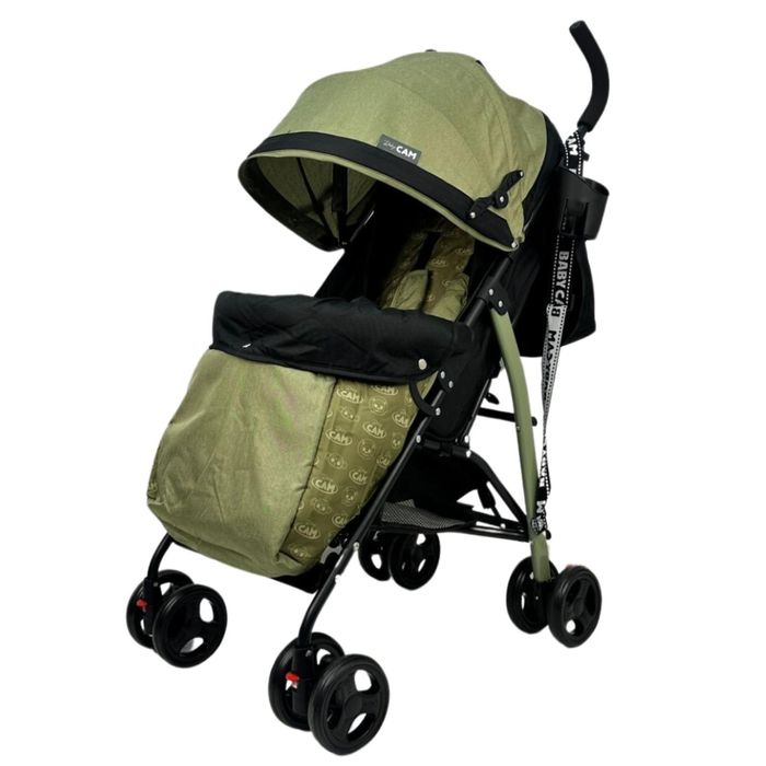 Coche Bastón Para Bebé Baby Cam Valencia Verde Promart