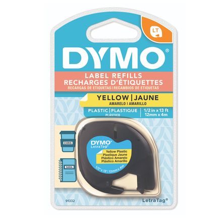 Cinta Dymo Digital Color Amarillo Plastificado 12mm. x 4m. | Promart -  Promart