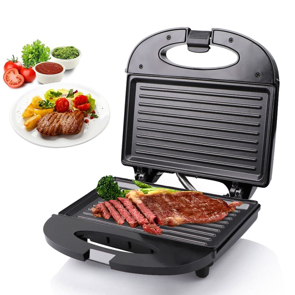 Parrilla Grill Sandwichera yTostadora Antiadherente 750 W