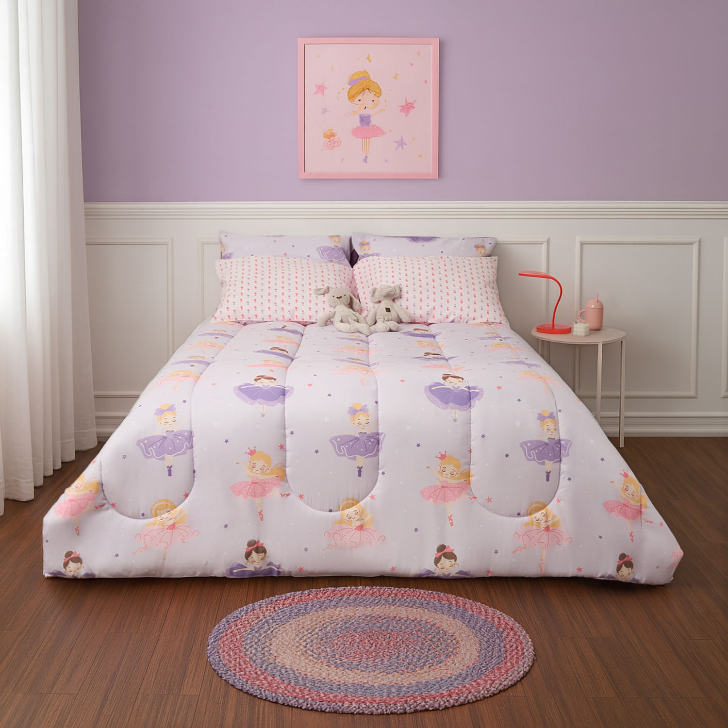 Set Edredón Pv26 Micro Bailarina 1.5 Plazas