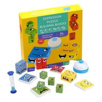 Juego de mesa cubos expresivos cubos didacticos de emociones para niños