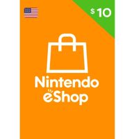 Código Nintendo eShop Gift Card 10 USA Tarjeta Nintendo 10$ Switch 3DS (Digital)
