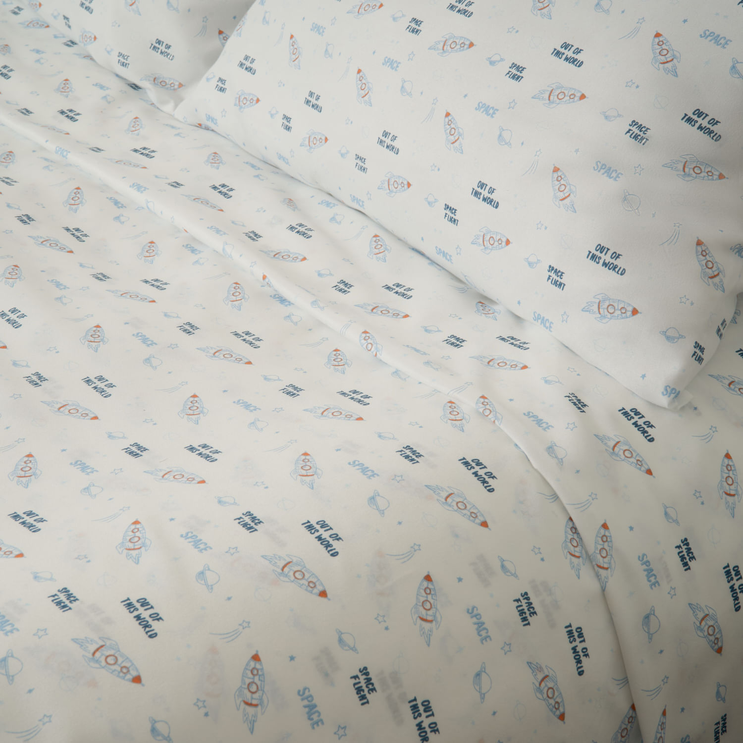 Sabana Pv26 100% Micro Kids Astronauta 1.5 Plazas