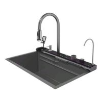 LAVADERO MULTIFUNCIONAL 7 TECLAS DE ACERO INOXIDABLE PREMIUM