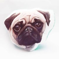 Almohada Decorativa - Qala Diseño - Perro Pug Carlino