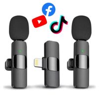 Microfono Inalambrico 2 en 1 Lightning para Iphone tiktok