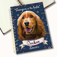 Cuaderno A5 - Qala Diseño - Perro Cocker