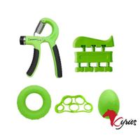 Kit De Hand Grip De 5 Piezas Verde