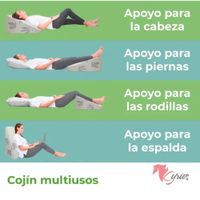 Almohada De Bambú Anti Reflujo Tamaño Grande