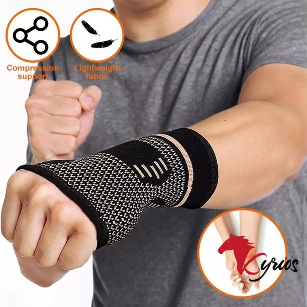 Muñequera De Hilo De Cobre Talla S