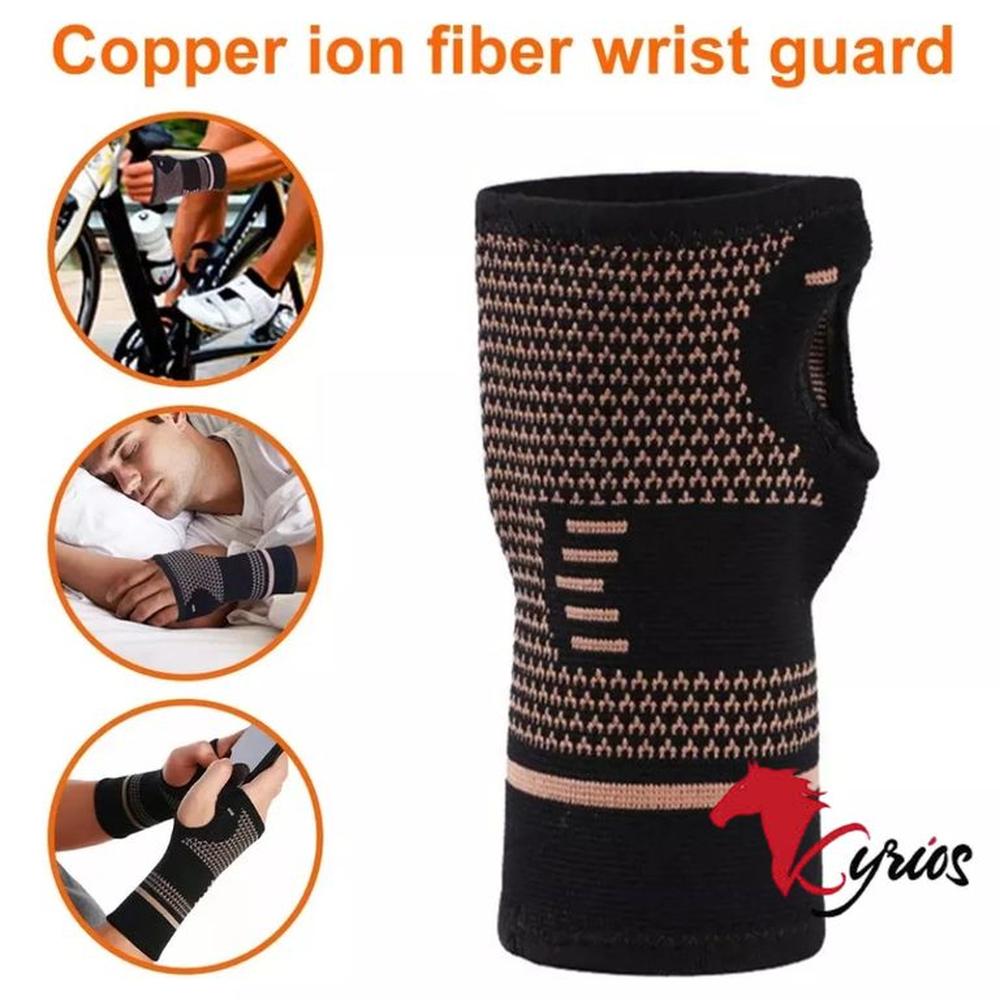 Muñequera De Hilo De Cobre Talla L