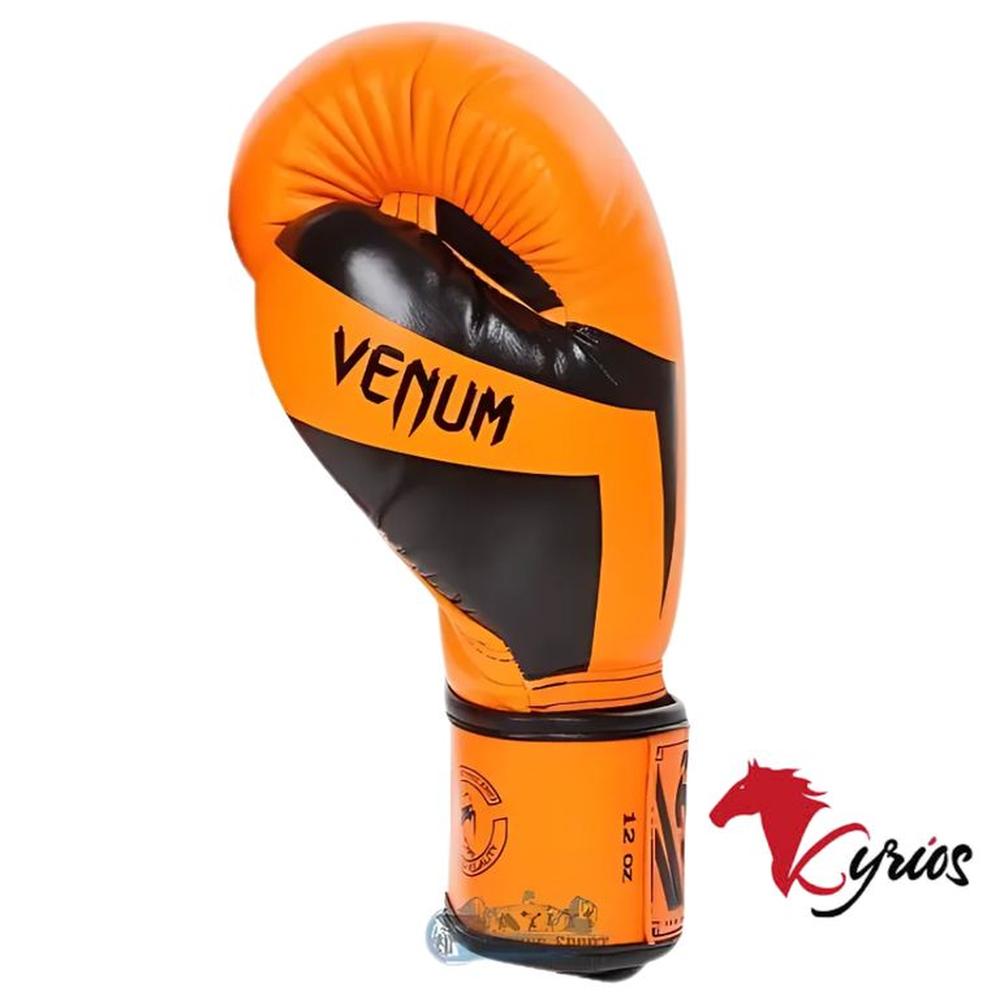 Guantes De Box Venum 10 onz Color Naranja Con Estuche+ Bucal Everlast