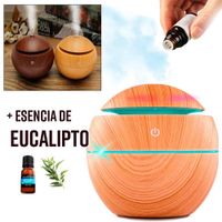 Purificador de Aire con luz RGB Humidificador + esencia Eucalipto