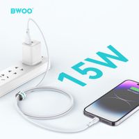 CABLE DE DATOS 15W USB A  LIGHTNING X286L BWOO