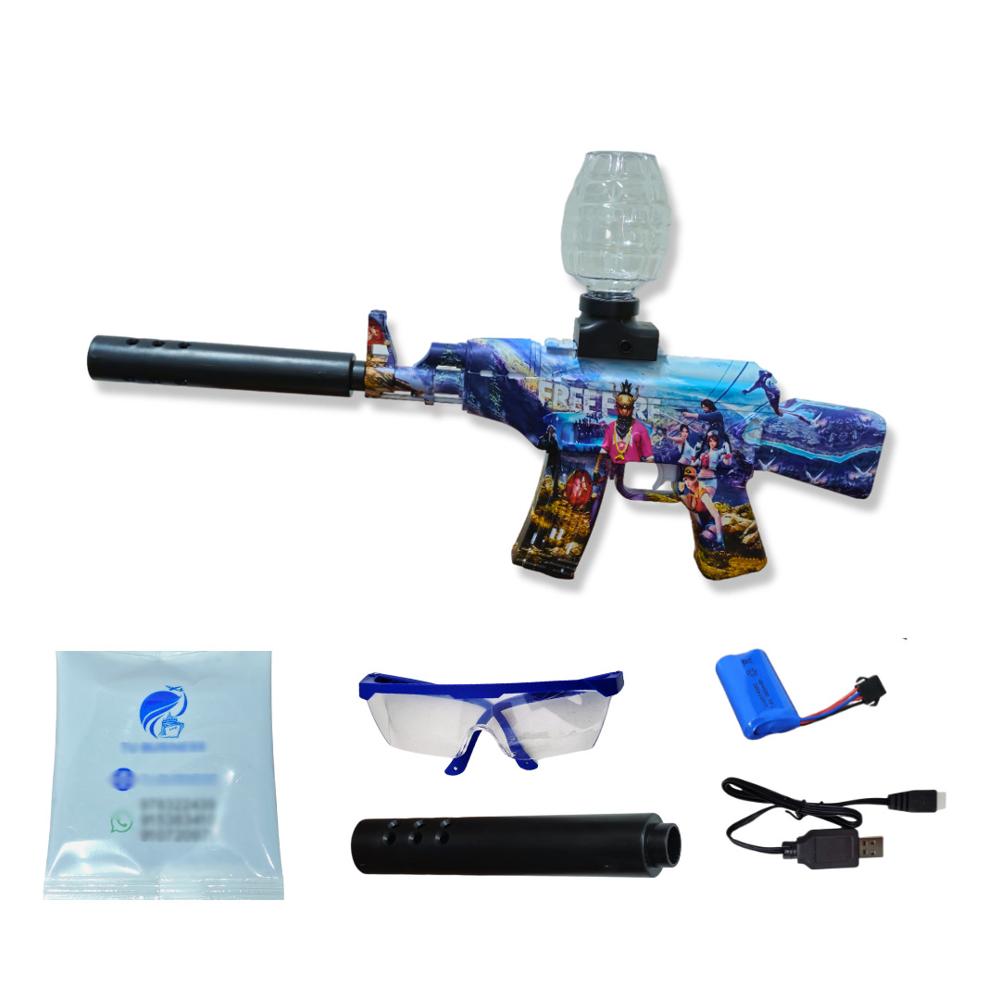 Ak Mini Free Fire Fornite con Accesorios  Hidrogel Linterna Láser Lentes