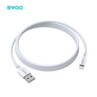 CABLE DE DATOS USB A LIGHTNING NIQUELADO DE ALTA RESISTENCIA 1M X281L BWOO