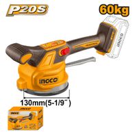 Ventosa Vibradora para Cerámica Mayólica INGCO 20V 130MM CTVLI2001