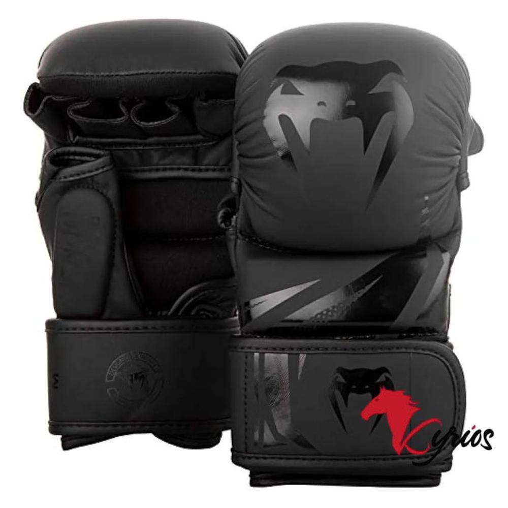 Guantes Vale Todo Venum Negro Talla XL + Bucal Everlast