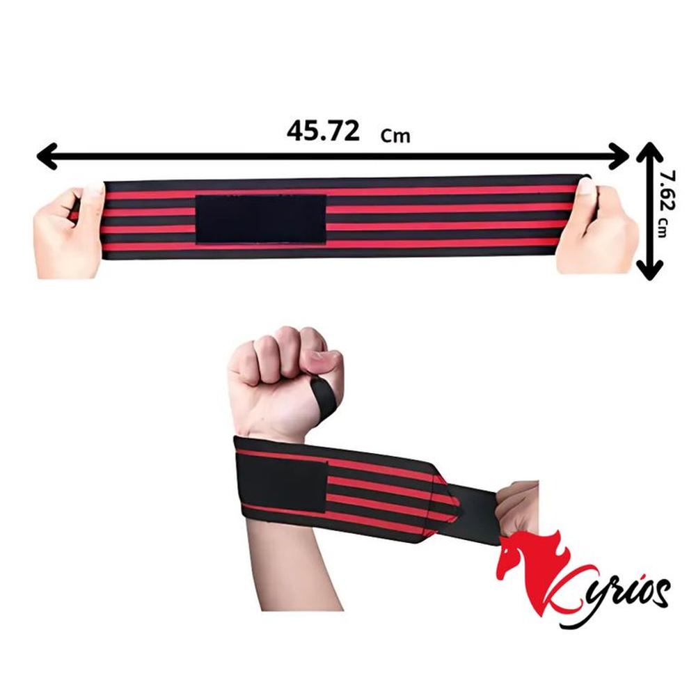 MUÑEQUERA DE PÒTENCIA COLOR ROJO