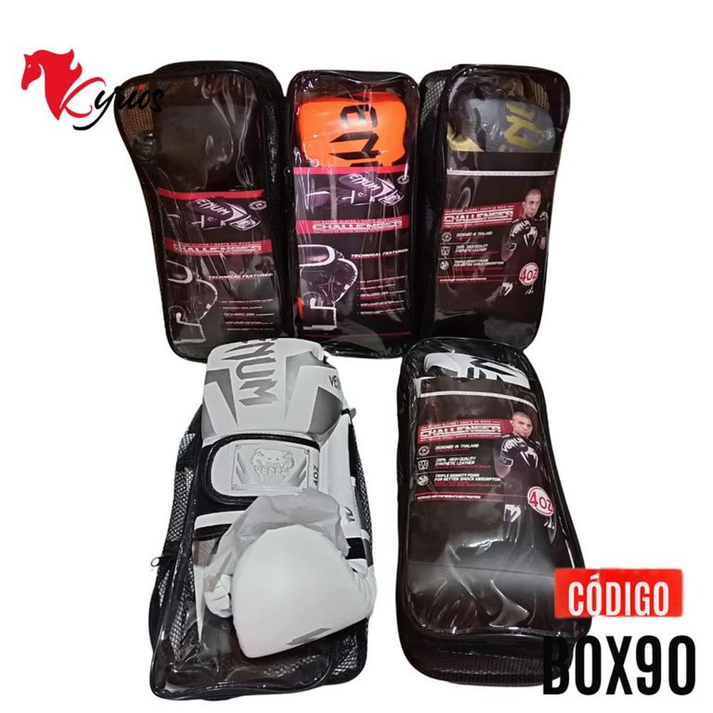 VENUM 3.0 GUANTES DE BOX 12 ONZ NARANJA CON (ESTUCHE)